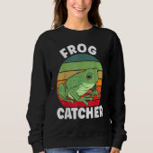 Crazy Frog Frog Whisperer Frog Catcher Sweatshirt (Vorderseite)