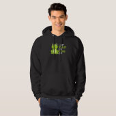 Crazy Frog Ich mag einfach Frösche Ok Hoodie (Vorne ganz)