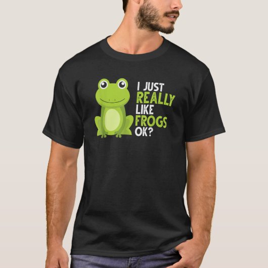 Crazy Frog ich mag Frogs Ok T-Shirt (Vorderseite)