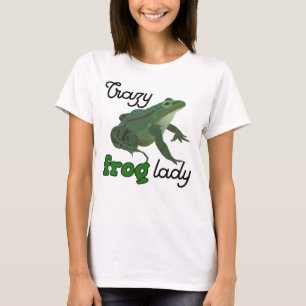 Crazy Frog Lady Frog Liebesgeschenke T-Shirt