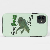 Crazy Frog Lady Frog lover gifts Case-Mate iPhone Hülle (Rückseite (Horizontal))