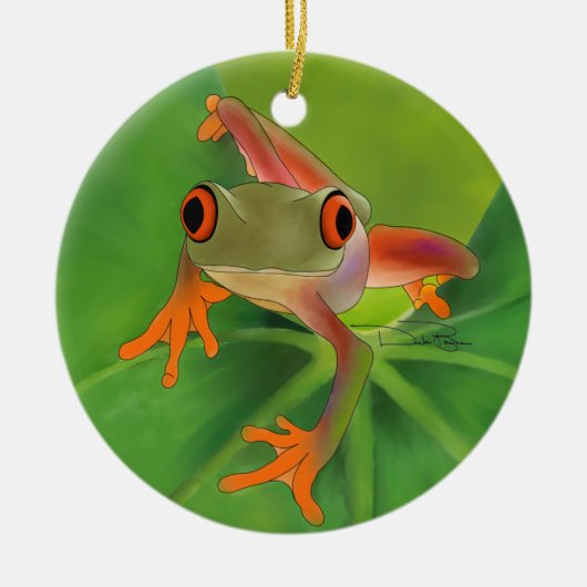 Crazy Frog Ornament mit Hintergrund (Vorne)