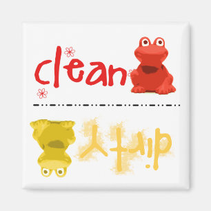 Crazy Frogs Dishwasher Magnet