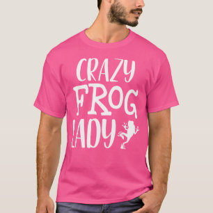Crazy Frogs Lady Man I Liebe Frogs Funny Lover Fun T-Shirt