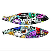 Crazy Frucht und Gemüse Graffiti Mini Basketball (Panele)