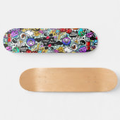 Crazy Frucht und Gemüse Graffiti Skateboard (Horizontal)