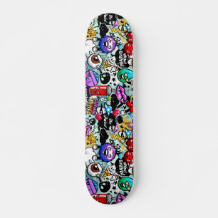 Crazy Frucht und Gemüse Graffiti Skateboard