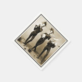 Crazy Fruitcake Musicians Serviette (Ecke)