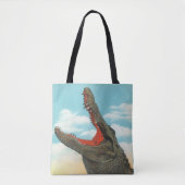 Crazy Fun Alligator Chomp Schulter Tasche (Vorderseite)