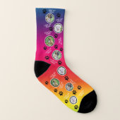 Crazy Fun Socken mit Hunde-Bildern - Hunde-Foto (Rechts - Außen)