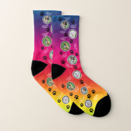 Crazy Fun Socken mit Hunde-Bildern - Hunde-Foto
