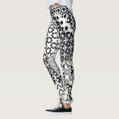 Crazy, Funky, Black and White Pattern, Cool Leggings (Links)