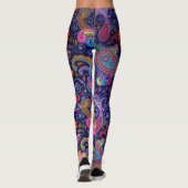 Crazy Funky Paisley Leggings (Rückseite)