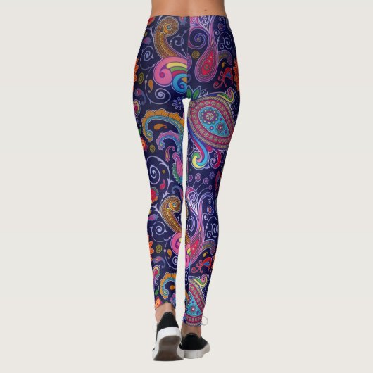 Crazy Funky Paisley Leggings (Rückseite)