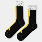 Crazy Funny Chicken Leg Crew Socken (Linkes Detail)