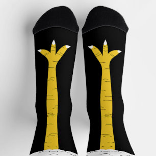 Crazy Funny Chicken Leg Crew Socken