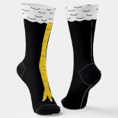Crazy Funny Chicken Leg Crew Socken (Gewinkelt)