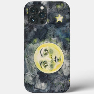 Crazy Funny Mond Verrückte Augen Weird Case-Mate iPhone Hülle