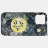 Crazy Funny Moon Albern Eyes komisch Case-Mate iPhone Hülle (Rückseite (Horizontal))