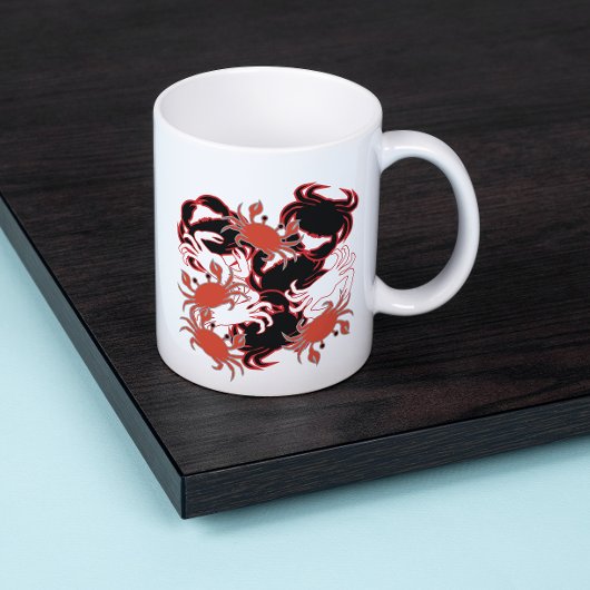 Crazy für Crabs Crustaceancore Kaffeetasse