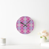 Crazy für Daisy Runde Wanduhr (Zuhause)