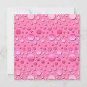 Crazy für Pink Polka Dot 16 . Geburtstag Einladung (Rückseite)