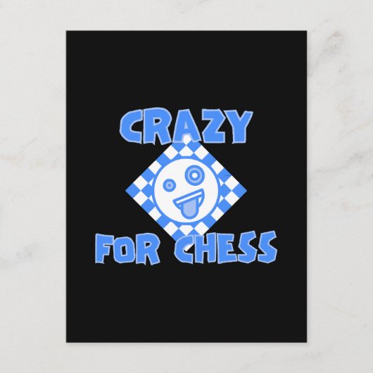 Crazy für Schach Begleitkarte (Vorderseite)