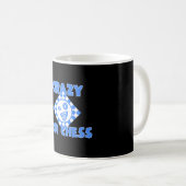 Crazy für Schach Kaffeetasse (VorderseiteRechts)