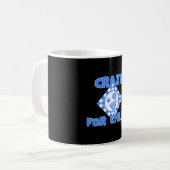 Crazy für Schach Kaffeetasse (Vorderseite Links)