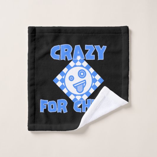 Crazy für Schach Waschlappen (Waschlappen)