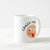 Crazy für Sie Kaffeetasse (VorderseiteRechts)