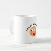 Crazy für Sie Kaffeetasse (Vorderseite Links)