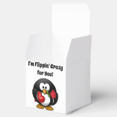 Crazy für Sie Niedlich Valentinstag Liebe Pinguin Geschenkschachtel (Geöffnet)