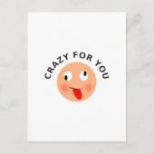 Crazy für Sie Postkarte (Vorderseite)
