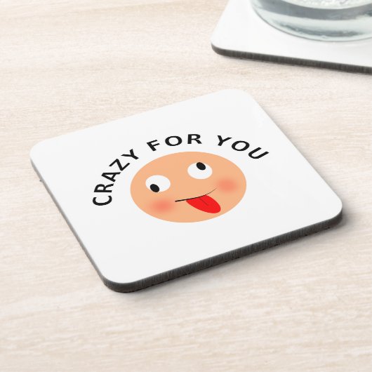 Crazy für Sie Untersetzer (Linke Seite)