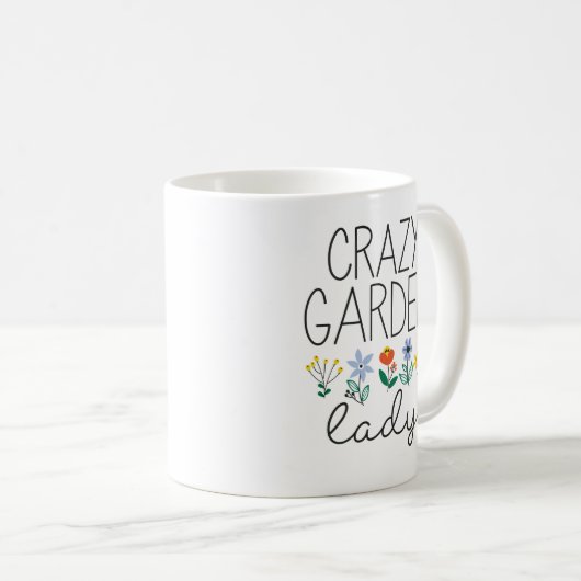 Crazy Garden Lady Kaffeetasse (VorderseiteRechts)