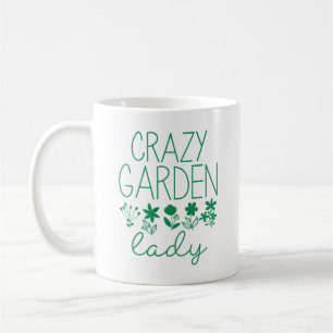 Crazy Garden Lady Kaffeetasse