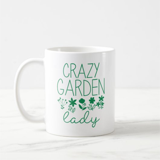 Crazy Garden Lady Kaffeetasse (Links)
