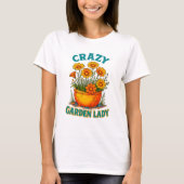 Crazy Garden Lady T - Shirt Design (Vorderseite)