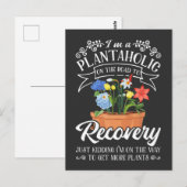 Crazy Garening Mama Pflanze Lover Landscaper Ehefr Postkarte (Vorne/Hinten)