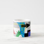 Crazy Geometry Funky Tasse (Vorderseite)