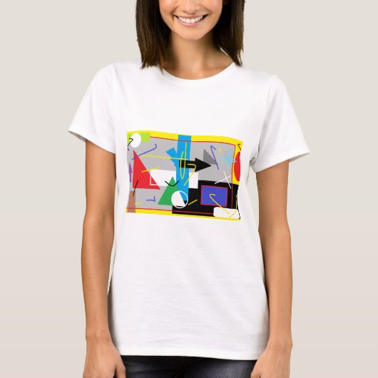 Crazy Geometry langärmeliges Shirt (Vorderseite)