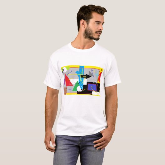 Crazy Geometry T - Shirt (Vorne ganz)