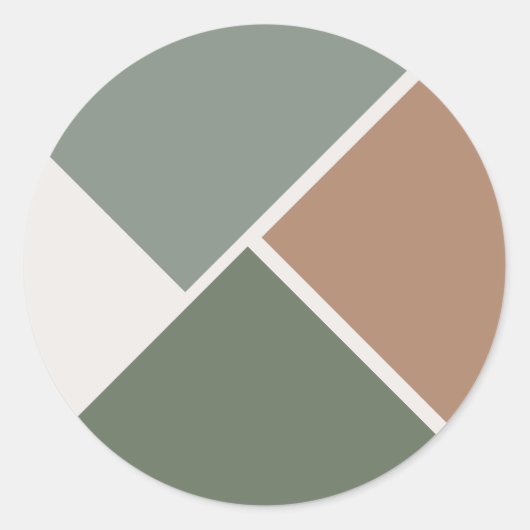 Crazy gerade Hochzeit Runder Aufkleber (Vorderseite)