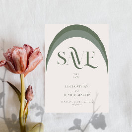 Crazy gerade Save the Date Einladung