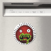 Crazy Germ Monster Magnet (In Situ (Geschirrspüler))