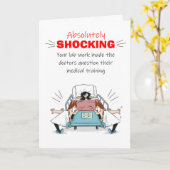 crazy get well karte (Gelbe Blume)