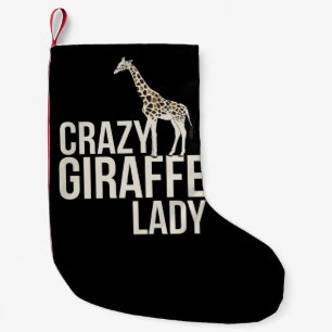 Crazy Giraffe Lady Kleiner Weihnachtsstrumpf