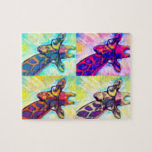 Crazy Giraffe Man Colors Puzzle (Horizontal)