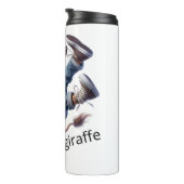 Crazy Giraffe Thermosbecher (Nach rechts gedreht)